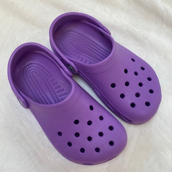 CROCS Other - Kid purple CROC clogs